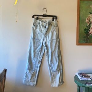NWT Jesse Kamm Handy Pants in Pale Blue Demin